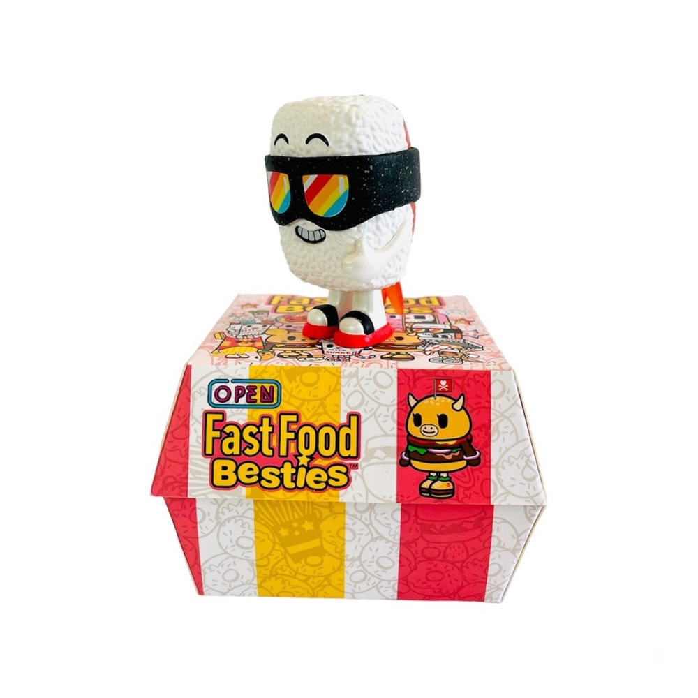 Soy Cool Tokidoki Fast Food Besties Blind Box Figurine Sushi Rice Vinyl Figure - Picture 4 of 5
